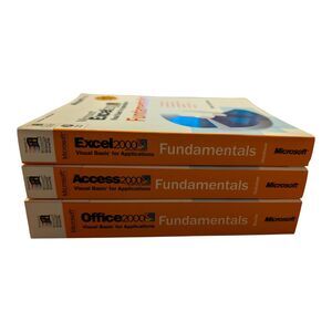 Microsoft Excel, Access & Office 2000 Visual Basics Fundamentals Bundle Vintage